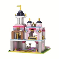 Microfiguras 3d De Rompecabezas Con Bloques De Construcción Castillos Microfiguras Educativas - Venta Internacional.