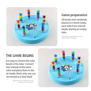 Foto 4 | Foto 4 | Juego De Bolas Coloridas Para Niños Con Forma De Juego De Perlas Para Niños Pequeños - Venta Internacional.