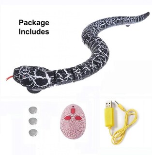 Foto 5 | Foto 5 | Juguete De Serpiente Con Control Remoto Veeki Realista De Movimiento Rápido - Venta Internacional.