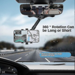 Foto 2 | Foto 2 | Soporte De Teléfono Con Espejo Retrovisor 360 Para Teléfono Y Gps - Venta Internacional.