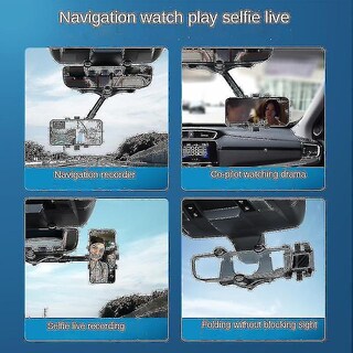 Foto 4 | Foto 4 | Soporte De Teléfono Con Espejo Retrovisor 360 Para Teléfono Y Gps - Venta Internacional.