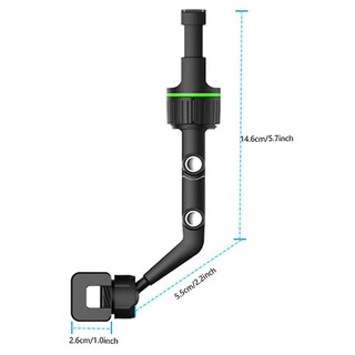 Foto 2 | Foto 2 | Soporte Para Teléfono Retrovisor De Coche Con Rotación De 360 Grados Gris - Venta Internacional.