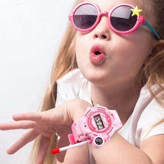 Foto 3 | Foto 3 | Reloj Walkie-talkie Toy Para Niños Con Pantalla Horaria X2 - Venta Internacional.