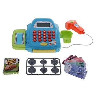 Foto 1 | Foto 1 | Caja Registradora Electrónica De Juguete Huacreate Con Escáner Y Monedas - Venta Internacional.