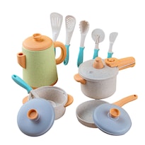 Juego De Juguetes De Cocina Pretending Play 14 Piezas De Plástico Multicolor - Venta Internacional.