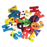 Imán Educativo De Madera Con Dibujos Animados Para Nevera 26 Letras - Venta Internacional.