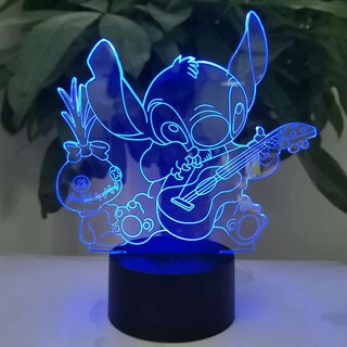 Foto 1 | Foto 1 | Night Light 8008 Illusion Anime Led Con Efecto Visual 3d Para Niños - Venta Internacional.