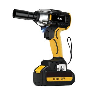 Foto 1 | Foto 1 | Kit De Llave De Impacto Lab.g Inalámbrica Con Batería De 4000 Mah Amarillo