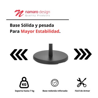 Foto 5 | Foto 5 | Perchero 6 Ganchos Movibles Seoul Namaro Design Negro