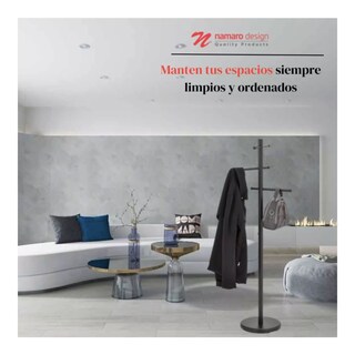 Foto 6 | Foto 6 | Perchero 6 Ganchos Movibles Seoul Namaro Design Negro