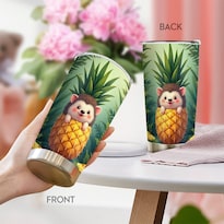 Taza De Viaje Oasisdream Vaso De 600 Ml Con Estampado De Erizos - Venta Internacional.