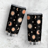 Vaso Oasisdream De Acero Inoxidable De 600 Ml Con Estampado Solar - Venta Internacional.