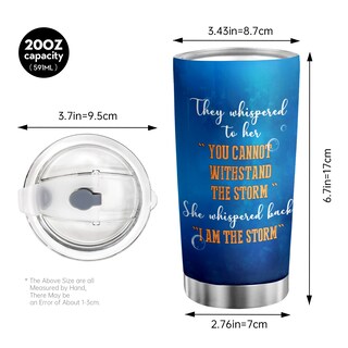 Foto 2 | Foto 2 | Taza Tumbler Oasisdream De Acero Inoxidable De 600 Ml Con Estampado De Tiburones - Venta Internacional.