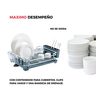 Foto 5 | Foto 5 | Escurridor De Cocina De Aluminio Oslo Namaro Design Gris