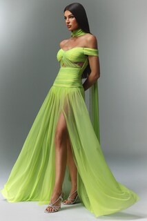 Foto 4 | Foto 4 | Vestido People Maxi Con Hombros Descubiertos Para Mujer