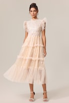 Vestido Midi Sin Mangas Bellabarnetten Quinny Con Cuello Redondo