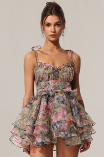 Foto 1 | Foto 1 | Vestido Bellabarnetten Hester Sin Mangas Con Cuello En V Y Volantes