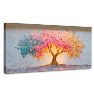 Foto 1 | Foto 1 | Cuadro Decorativo Canvas Árbol De La Vida Tronco 120x60