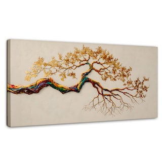 Foto 1 | Foto 1 | Cuadro Decorativo Canvas Árbol De La Vida Aurora 120x60