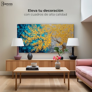 Foto 3 | Foto 3 | Cuadro Decorativo Canvas Árbol De La Vida Ritmo 120x60