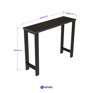 Foto 3 | Foto 3 | Recibidor Credenza Multiusos Randu 120x30 Color Negro 1 Pulgada De Grosor Práctico Y Moderno