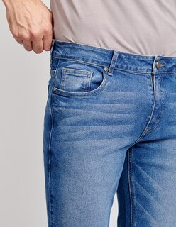 Foto 3 | Foto 3 | Pantalón Hombre Kenneth Cole Kcoi24pan78 Azul Mezclilla Slim