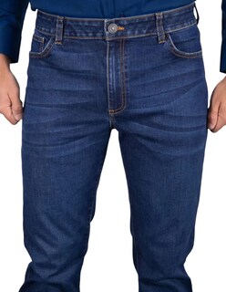 Foto 1 | Foto 1 | Jeans Hombre Kenneth Cole Kcbasjean01 Azul Oscuro Corte Slim Casual