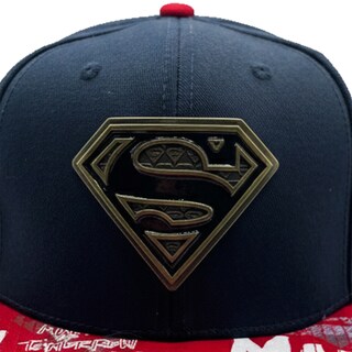 Foto 7 | Foto 7 | Gorra Superman Iron Placa Snapback Visera Plana Original
