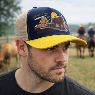 Foto 5 | Foto 5 | Gorra Trucker Harvest Brown Ajustable Knite Estilo Campo