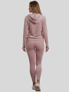 Foto 3 | Foto 3 | Conjunto 2 Piezas Sudadera Y Pant Aterciopelado Conj-086 Rosa Para Mujer