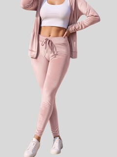 Foto 5 | Foto 5 | Conjunto 2 Piezas Sudadera Y Pant Aterciopelado Conj-086 Rosa Para Mujer
