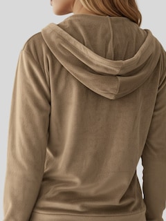 Foto 6 | Foto 6 | Conjunto 2 Piezas Sudadera Y Pant Aterciopelado Conj-086 Café Para Mujer