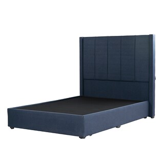 Foto 1 | Foto 1 | Cabecera Dicasa Nizza + Base Cama Color Azul Matrimonial