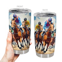 Taza De Viaje Oasisdream Vaso De Acero Inoxidable 600 Ml Con Tapa - Venta Internacional.