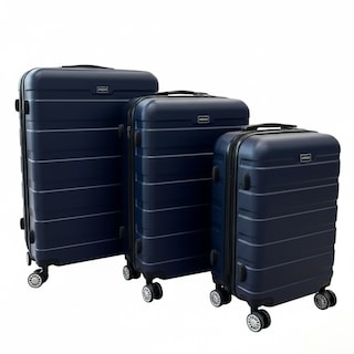 Foto 1 | Foto 1 | Juego de Maletas con Ruedas Giratorias Azul 3 Piezas