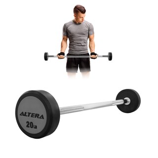 Foto 2 | Foto 2 | Barra Recta Peso Integrado 20 Lbs Altera Fijo Gym Crossfit