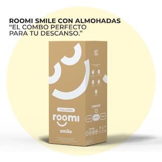 Foto 7 | Foto 7 | Colchón Individual Roomi Smile Más 1 Almohada De Memory Foam