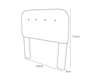 Foto 6 | Foto 6 | Cabecera Puffland Luke Rosa Individual