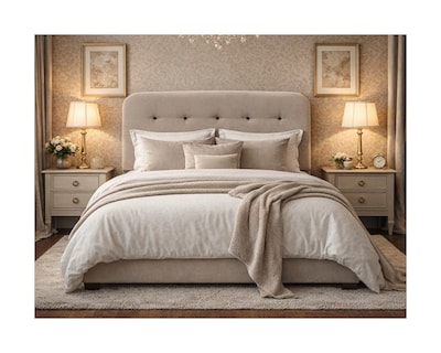 Foto 1 | Foto 1 | Cabecera Puffland Luke Beige Matrimonial