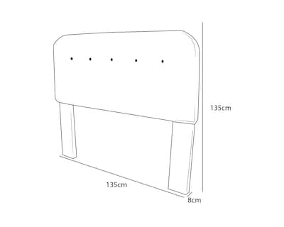 Foto 6 | Foto 6 | Cabecera Puffland Luke Rosa Matrimonial