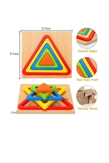 Foto 2 | Foto 2 | 30 Piezas Rompecabezas Figuras Surtidas 3d Bloques Para Niños Xtellar Madera Juegos Niños 1 Años