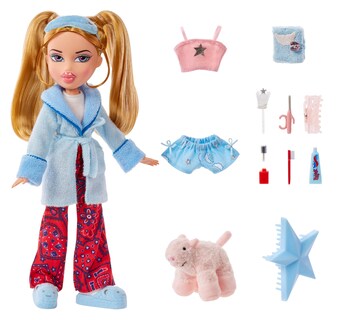 Foto 2 | Foto 2 | Muñeca Bratz Slumber Party Cloe con 2 Pijamas y Accesorios