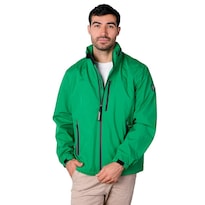 Chamarra Rompevientos Para Hombre Con Gorro Y Bolsillo Interno Greenlander Verde