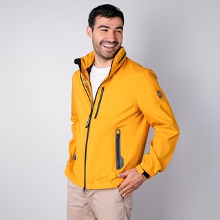 Foto 5 | Foto 5 | Chamarra Rompevientos Para Hombre Con Gorro Y Bolsillo Interno Greenlander Amarillo