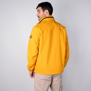 Foto 6 | Foto 6 | Chamarra Rompevientos Para Hombre Con Gorro Y Bolsillo Interno Greenlander Amarillo