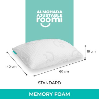 Foto 2 | Foto 2 | Almohada Ajustable De Memory Foam Roomi