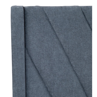 Foto 4 | Foto 4 | Cabecera Dicasa Aurora + Base Cama Color Steel Blue Individual