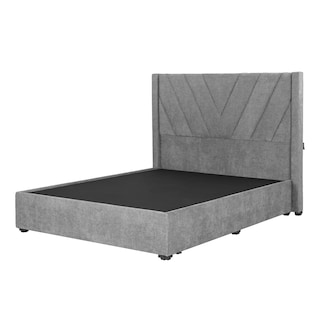 Foto 1 | Foto 1 | Cabecera Dicasa Aurora + Base Cama Color Gris Duk Matrimonial