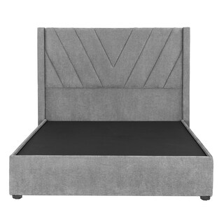 Foto 2 | Foto 2 | Cabecera Dicasa Aurora + Base Cama Color Gris Duk King Size