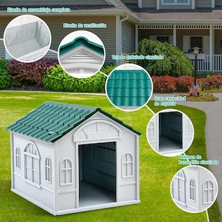Foto 3 | Foto 3 | Casa Para Perro Q Perrón Raza Chica Impermeable Color Verde